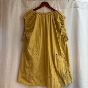 Free People women’s dress in Mustard Yellow